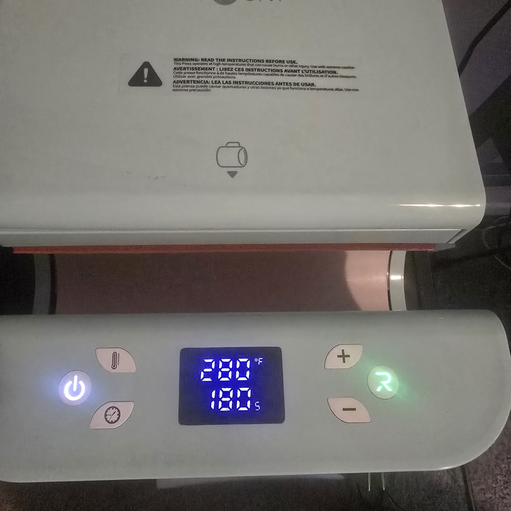 LG Heat Press Machine with Digital Display